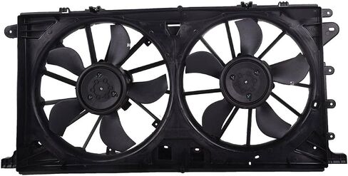 TOPAZ HL3Z-8C607-D 624-570 Dual Radiator and Condenser Fan Assembly Compatible with Ford F-150 Expedition in Saudi Arabia