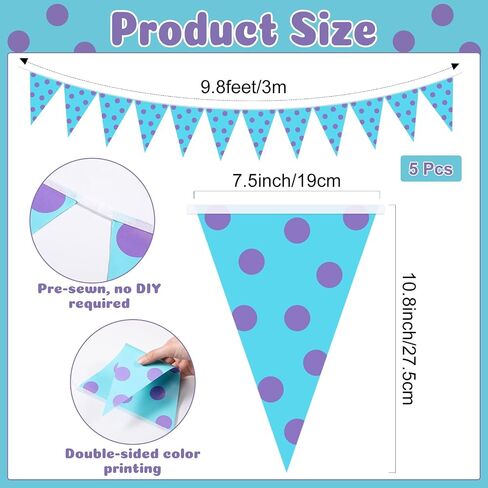 Tiamon 5 Pcs Wild One Birthday Banner Decorations Giraffe Animals Pink Jungle Safari Pennant Bunting Printed Triangle Flag for Jungle Wild Baby Shower Zoo Giraffe Birthday Party Decor Supplies in Saudi Arabia