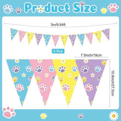 Tiamon 5 PCS Wild One Banner Banner Decorations Giraffe Animals Pink Jungle Safari Pennant Bunting Triangle المطبوعة للغاب Wild Baby Shower Zoo Giraffe Party Decord Supplies in Saudi Arabia