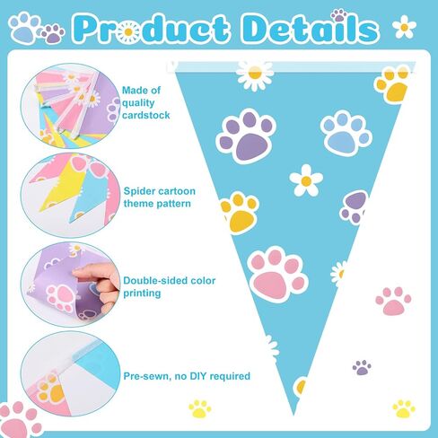 Tiamon 5 PCS Wild One Banner Banner Decorations Giraffe Animals Pink Jungle Safari Pennant Bunting Triangle المطبوعة للغاب Wild Baby Shower Zoo Giraffe Party Decord Supplies in Saudi Arabia