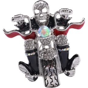 فاليكلود جمجمة بروش فريدة من نوعها بروش عيد الهالوين ديكور دبابيس دبابيس ديكورات أزياء الهالوين هيكل عظمي in Kuwait