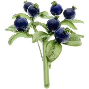 Elegant Women Brooch Pin Blueberry Branch Style Wedding Party Accessory Jewelry in Saudi Arabia
