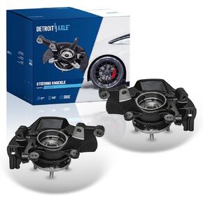Detroit Axle - 2.4L Front 2pc Steering Knuckles for 2011 Hyundai Sonata [Sport Suspension], 2 Steering Knuckles & Wheel Bearing Hubs Assembly Replacement in Saudi Arabia