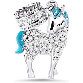 GNOCE Unicorn Pendant Charms 925 Sterling Silver Divine Soul And Spirit Charms for Bracelets & Necklaces in Kuwait