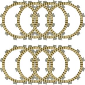Caltric Clutch Friction Plates compatible with Yamaha YZ250 YZ 250 1993 1994 1995 1996 1997 1998 1999 2000-2018 in Kuwait