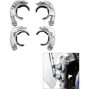 Clamps XMT-Moto 54mm 56mm الزجاج الأمامي مناسبة لـ Harley Sportster S RH1250S 2021-2025 ، Low Rider S 2020-2025 ، RIDE RIDER ST 2022-2025 ، FAT BOB 2018-2024 in Saudi Arabia