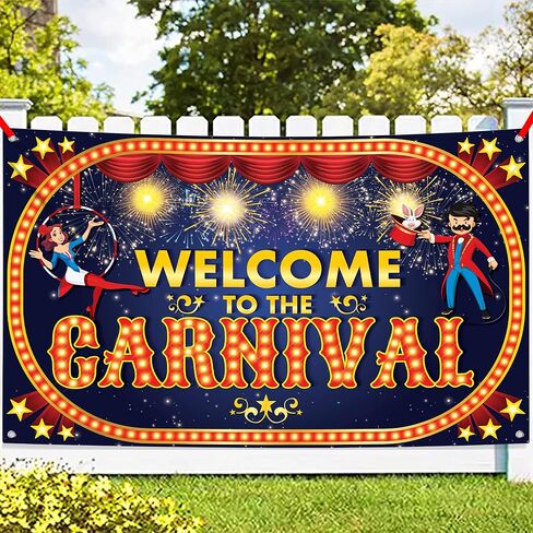 Katchon Xtralarge Carnival Banner - 72 × 44 بوصة | خلفية الكرنفال لزخارف الحفلات in Saudi Arabia