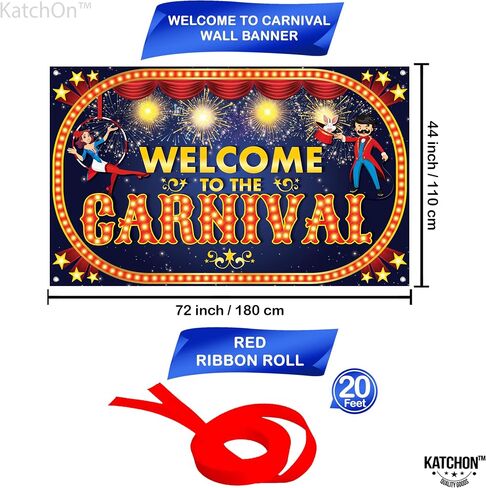 Katchon Xtralarge Carnival Banner - 72 × 44 بوصة | خلفية الكرنفال لزخارف الحفلات in Saudi Arabia