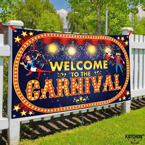 Katchon Xtralarge Carnival Banner - 72 × 44 بوصة | خلفية الكرنفال لزخارف الحفلات in Saudi Arabia