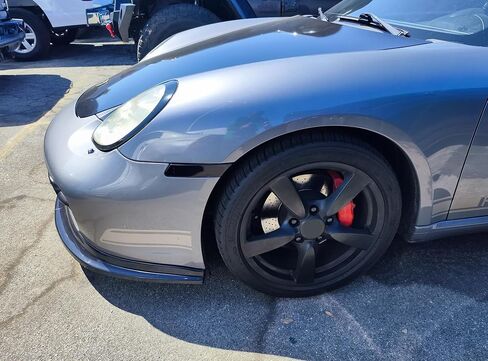 Ijdmtoy Euro Dark Dark Smoked Lens More Pront Marker Marker Lights ، متوافقة مع Porsche 2006-2012 Cayman/Boxster ، 2005-2012 911 in Kuwait