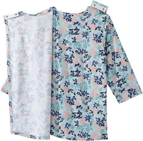 Women’s Open-Back Adaptive Faux Button Top in Kuwait