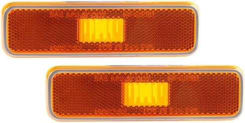 Karparts360 لـ Dodge D250/W250 1990 1991 1992 1993 Marker Lights Front و Driver and Passenger | زوج | العدسة والإسكان | استبدال CH2550101 | 3587436 in Saudi Arabia