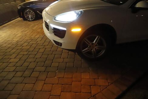Ijdmtoy Euro Euro Lens Amber Full LED LED Marker Light Kit متوافق مع 2015-2018 Porsche Cayenne ، مدعوم من 40-SMD LED ، استبدال مصابيح الجوانب الأمامية OEM in Kuwait