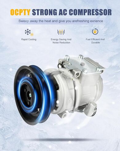 OCPTY AC Compressor for 1987-2001 for Toyota Camry 2.0L 2.2L 2.5L for Toyota Celica 2.0L 2.2L 8831032100 8832006030 8832006070 8832033060 883203306084 8832033100 883203310084 in Saudi Arabia