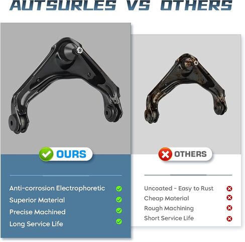 2PCS K620054 Front Upper Control Arm with Ball Joint Assembly Kit Driver & Passenger Side for Chevrolet Avalanche Suburban 2500 Silverado GMC Sierra 1500 2500 3500 HD Classic Yukon XL 2500 Hummer H2 in Saudi Arabia