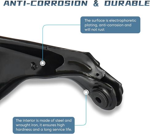 2PCS K620054 Front Upper Control Arm with Ball Joint Assembly Kit Driver & Passenger Side for Chevrolet Avalanche Suburban 2500 Silverado GMC Sierra 1500 2500 3500 HD Classic Yukon XL 2500 Hummer H2 in Saudi Arabia