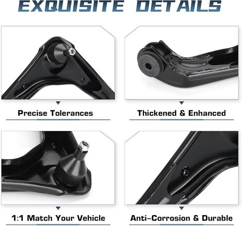 2PCS K620054 Front Upper Control Arm with Ball Joint Assembly Kit Driver & Passenger Side for Chevrolet Avalanche Suburban 2500 Silverado GMC Sierra 1500 2500 3500 HD Classic Yukon XL 2500 Hummer H2 in Saudi Arabia