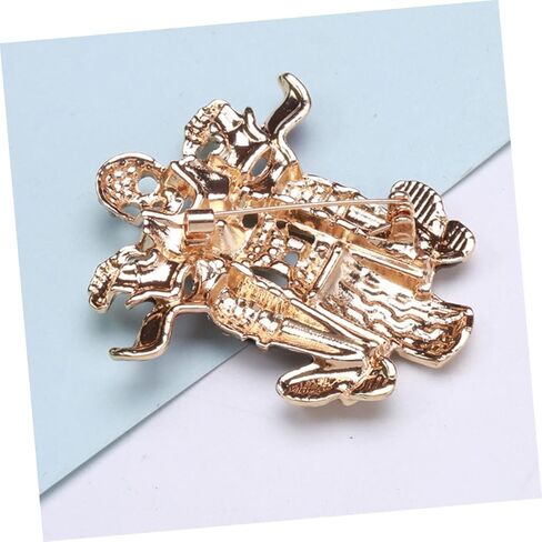 فاليكلود جمجمة بروش فريدة من نوعها بروش عيد الهالوين ديكور دبابيس دبابيس ديكورات أزياء الهالوين هيكل عظمي in Kuwait