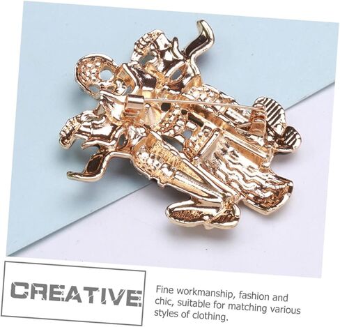 فاليكلود جمجمة بروش فريدة من نوعها بروش عيد الهالوين ديكور دبابيس دبابيس ديكورات أزياء الهالوين هيكل عظمي in Kuwait