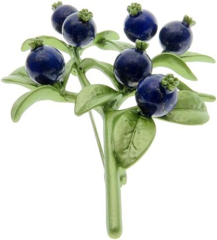 Elegant Women Brooch Pin Blueberry Branch Style Wedding Party Accessory Jewelry in Saudi Arabia
