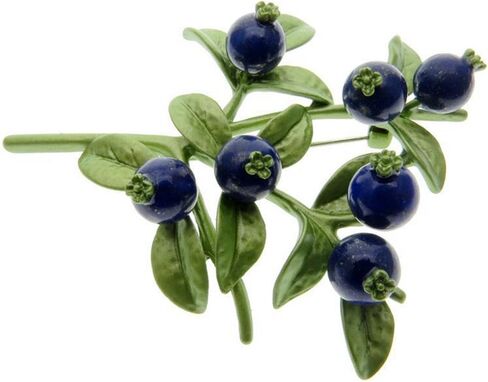 Elegant Women Brooch Pin Blueberry Branch Style Wedding Party Accessory Jewelry in Saudi Arabia