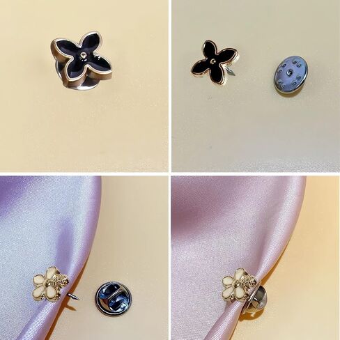 6 PCS Modesty Pin, Pin for Women -Multi-Purpose Fantastic Clip Clasps to Secure and Decorate Clothes in Kuwait
