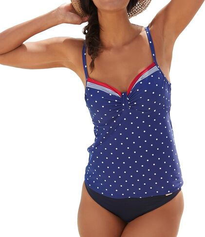 Lascana Women's Polka Dot Tankini Top in Kuwait