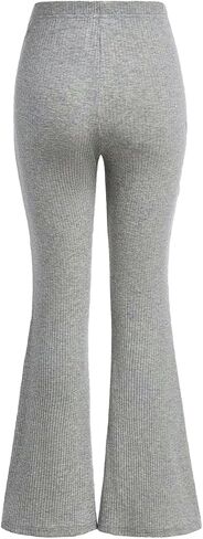 Yesfashion Girls' Clothing Sets Casual Crew Neck Long Sleeve Fitted Ruched Top and Flared Leggings Pants Set in Saudi Arabia