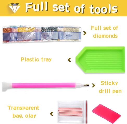 KITS Skryuie 5D African American Diamond Painting Kits - DIY Diamond Art Kits للبالغين الخريف ، تدريبات مستديرة كاملة - غرزة Crystal Cross - Craft Craft for Wall & Office Decor in Kuwait