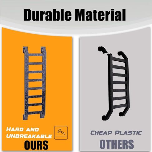 2 Pcs Widdle Wadder Ladders & 1 Pcs Alphabet Stickers for DIY, Magnetic Little Ladder Suitable for Car,Refrigerators or Mount to Multiple Surfaces(Triangle Texture) in Saudi Arabia