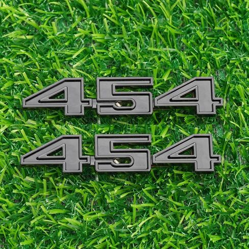 شارة اليمين واليسرى 3D Presmblate استبدال اللوحات 3975410 1970-1974 "454" 2pc (Chrome Red) in Kuwait