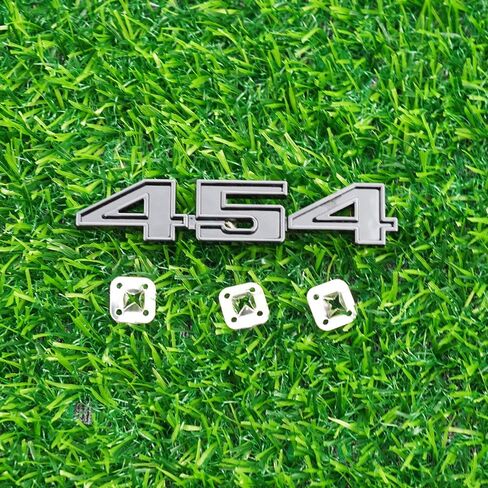 شارة اليمين واليسرى 3D Presmblate استبدال اللوحات 3975410 1970-1974 "454" 2pc (Chrome Red) in Kuwait