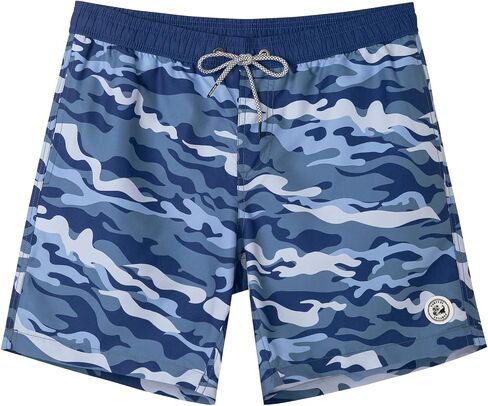 Surf Cuz Mens Swim Trunks 7 "جذوع السباحة مع شبكات شبكية سروال سروال جاف جاف للرجال للسبعين البساط بدلات الجيوب in Kuwait