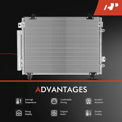A -Premium A/C Contenser استبدال# 3101 ، 19129982 - متوافق مع 2003 2004 2005 2006 2007 Cadillac CTS in Saudi Arabia