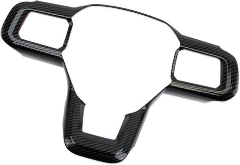 Steering Wheel Cover Molding Trims Accessories for 2024-2025 Ford Mustang (Carbon Fiber Style) in Kuwait
