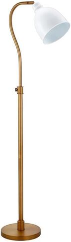 Vincent Adjustable/Arc Floor Lamp with Metal Shade in Blackened Bronze/Blackened Bronze in Kuwait