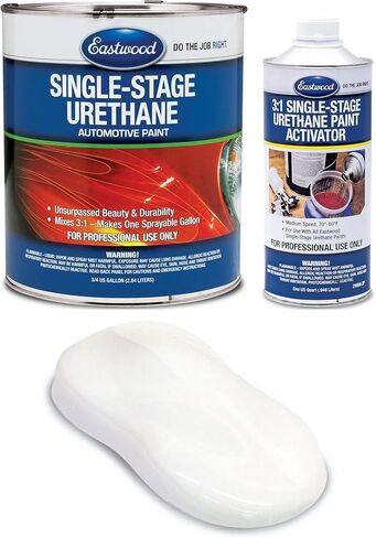 Eastwood 3:1 Pearl Necklace White Single Stage Automotive Spray Paint 1 Sprayable Gallon Kit in Saudi Arabia