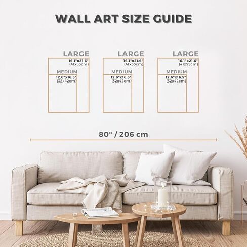 qmmp Modern Wooden Wall Sculptures - Set of 3 - MDF - Oak - Home Decor Accent - Large Wall Art for Living Room, Bedroom, Office - Easy Installation (Walnut, Medium - Mountain and Sun, Unframed) in Saudi Arabia