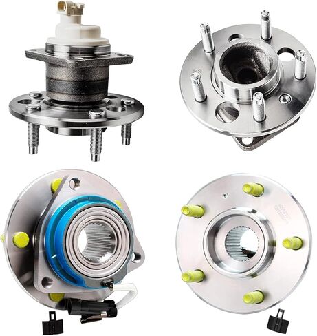 Detroit Axle - 4 Wheel Bearing Hubs لـ Chevy Impala Pontiac Grand Prix Buick Lacrosse Regal Century Aztek Monte Montan in Saudi Arabia