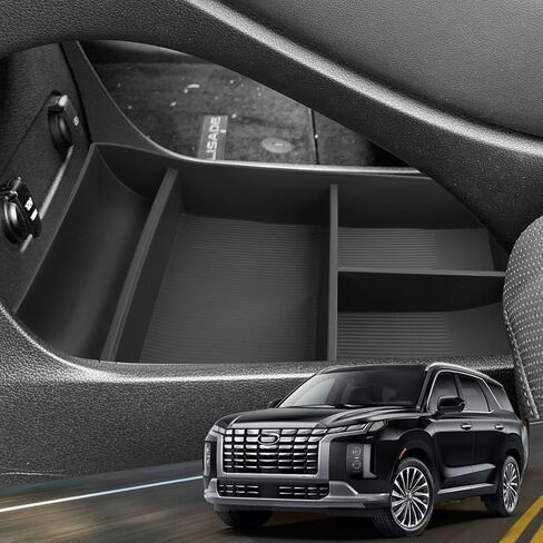 YEE PIN لعام 2024 2025 Hyundai Palisade Lower Center Center Console Storage Toray for 2025 Hyundai Palisade Accessories for Hyundai Palisade SE/SEL/XRT/Limited/Calligraphy Console Organizer in Saudi Arabia