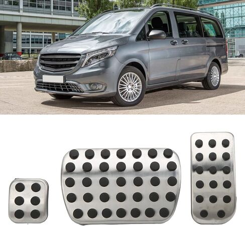 مجموعة مستحضرات دواسة Keenso Car Pad Pad Foot Set بديل لـ V Class Vito Metris W447 W639 2016-2019 in Saudi Arabia