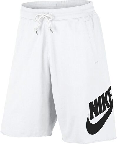 Nike Mens Sportswear Logo Shorts White/Black 836277-100 Size Small in Saudi Arabia