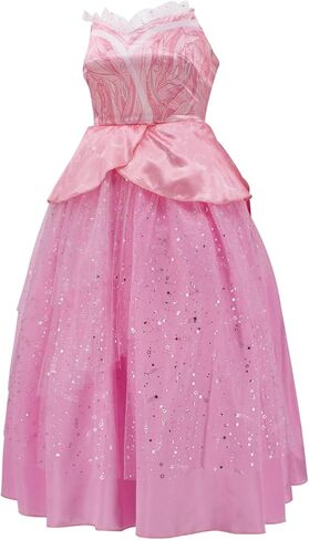Dress Costume Women Good Witch Pink Dress Adult Uniform Halloween Party Movie Cosplay Outfits in Saudi Arabia