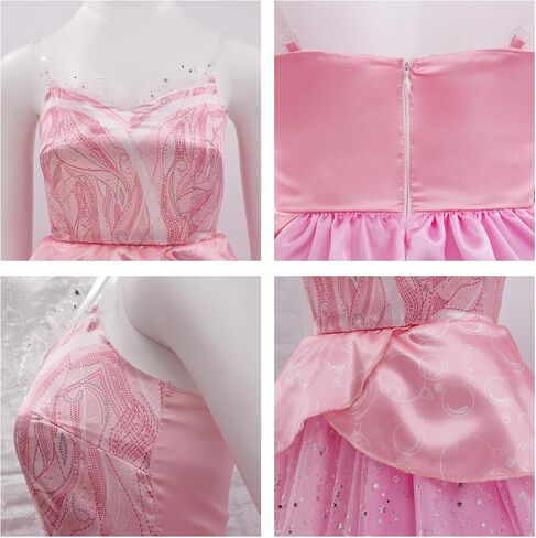 Dress Costume Women Good Witch Pink Dress Adult Uniform Halloween Party Movie Cosplay Outfits in Saudi Arabia