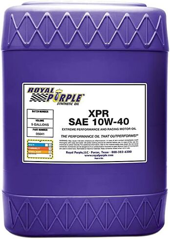 زيت محرك السباق الاصطناعي Royal Purple (06041-6PK XPR SAE 10W-40 - 1 كوارت، (علبة بها 6 قطع) in Saudi Arabia