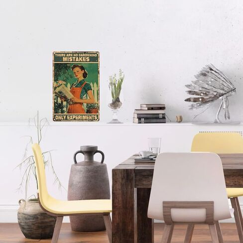 Easy Eight's Pin Up Girl Metal Tin Sign Vintage Retro Wall Art Rustic Bar Decor in Kuwait