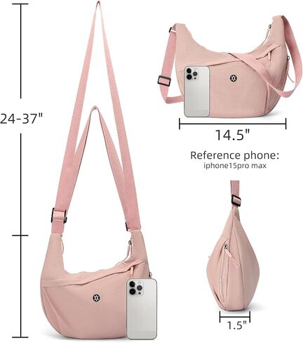 حقيبة Crossbody Axcone Nylon Crescent للنساء in Kuwait