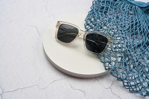 Peepers by PeeperSpecs Oversized Unisex Paloma Sun Polarized Square Sunglasses, Gray, +0.00 in Saudi Arabia
