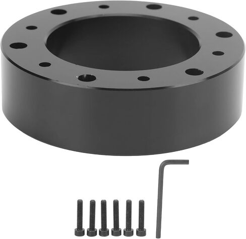 1in Steering Wheel Spacer 6 Hole Hub Aluminum Alloy Heighten Increase Pad Adapter for Cars ATVs in Saudi Arabia