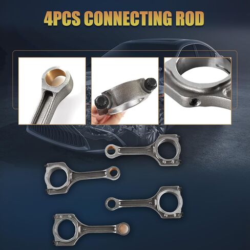 4PCS Connecting Rod 23510-2E001 Fit for 2012-2019 Soul 2.0L,for 2014-2019 Forte 2.0L aftermarket part Replace OE 23510-2E410 in Saudi Arabia